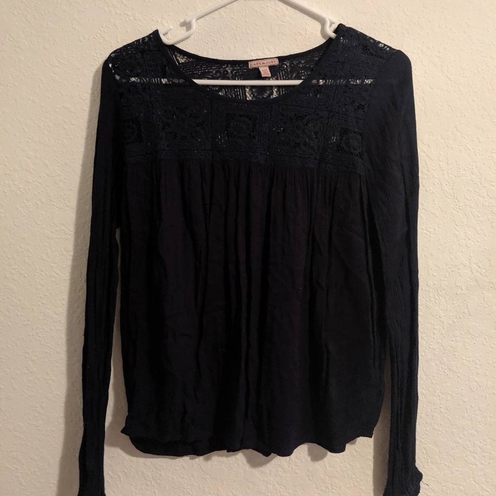 Dark blue bouse